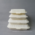 Eco-Friendly Compostable Cornstarch Corn Starch Plastic Takeaway Fast Food Clamshell Box